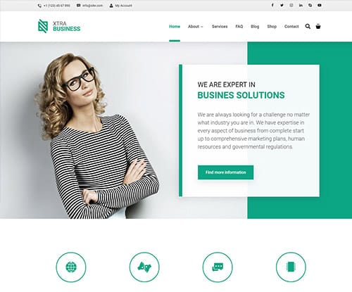 Business classic landing